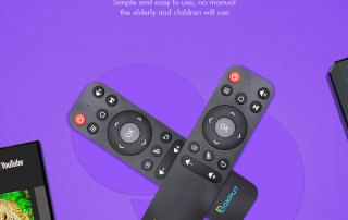 BPR1 TV Remote Control Easy to operate